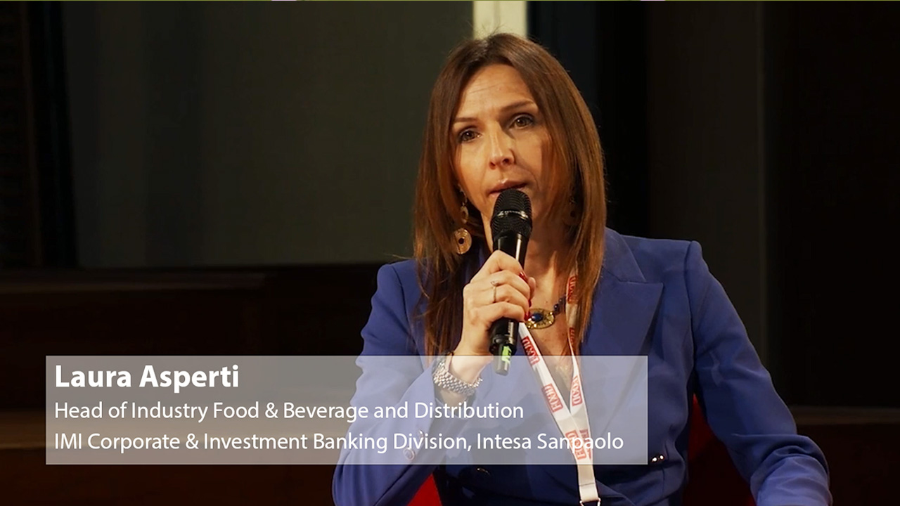Laura Asperti,  Head of Industry Food & Beverage and Distribution, Intesa Sanpaolo