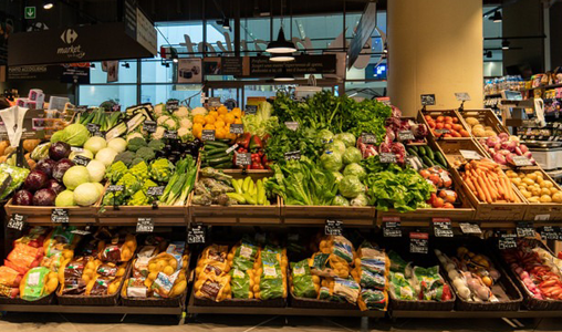 fresh fruit and vegetable department